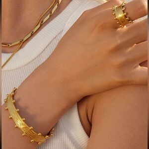 Anthropologie Gold Bracelet